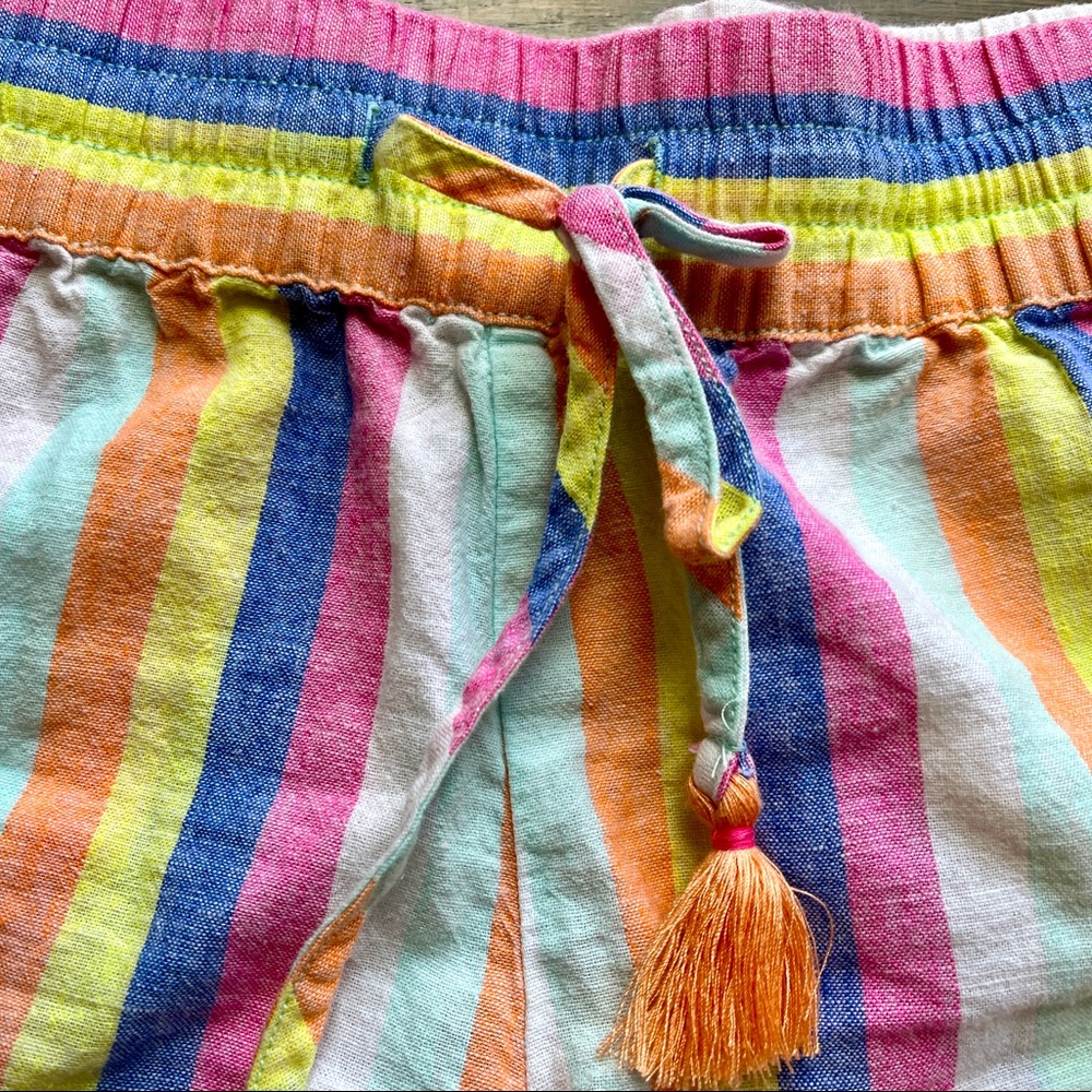 Vineyard Vines Drawstring Multicolored Linen Blen… - image 4